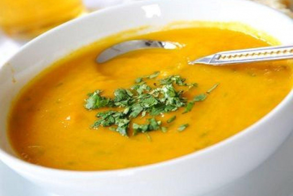 Receita low carb de caldo de abóbora 