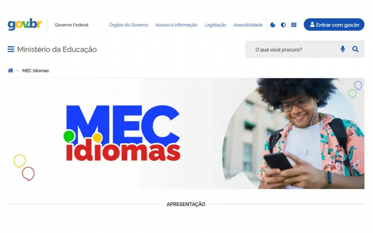Nova plataforma do MEC oferta inglês e espanhol gratuitamente